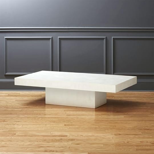 cb2 tulip table element ivory rectangular coffee in tables reviews pertaining to white modern ideas