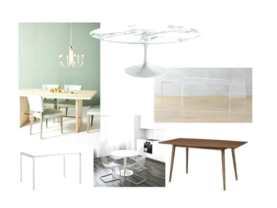 cb2 tulip table clockwise from top left dining peek a boo coffee wood mid century kitchen white