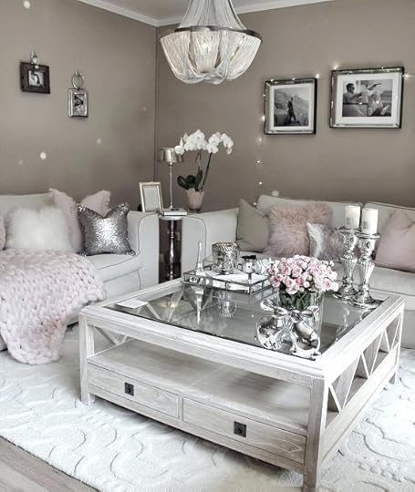 glam living room ideas greys creamy and pink work perfect for a girlish space apartment