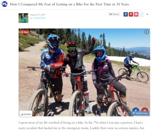 Lisa Niver's article for Popsugar Fitness