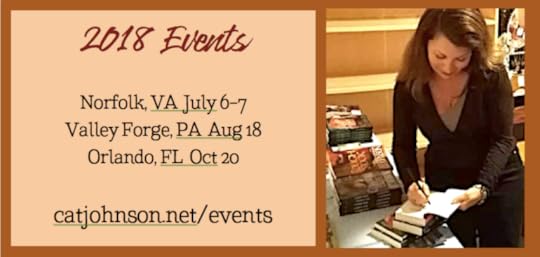 Cat Johnson 2018 Events