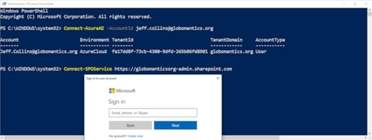 Connecting to all Office 365 Services with PowerShell and Multi Factor Authentication