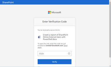 Get-SPOExternalUser PowerShell