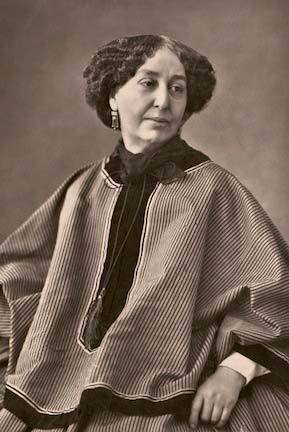 george sand by nadar, 1864