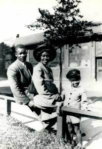 Gwendolyn Brooks and family, 1945