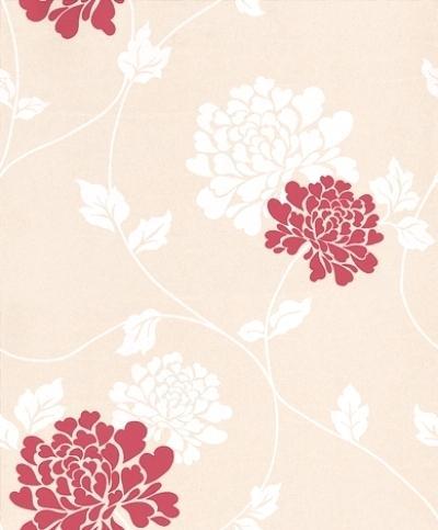 large scale floral wallpaper linen cranberry wallpapers a striking design of contemporary blossoms in red and australia
