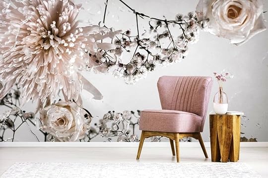 large scale floral wallpaper dramatic flowers are making an impact on interiors the new and flower wall murals larger than life pop from room moder