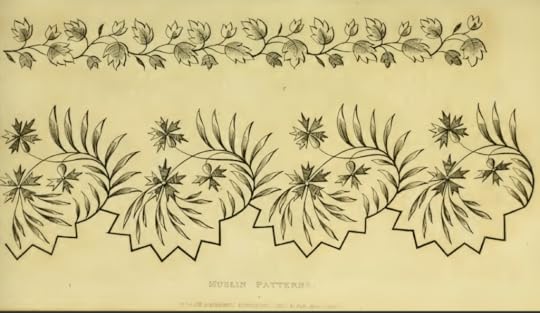Ackermann's April 1816 muslin pattern