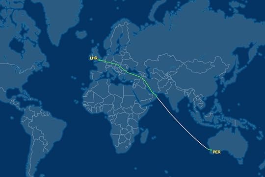 London to Perth nonstop flight