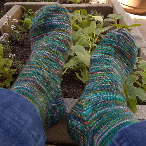 Jungle-sunset-Socks-Everyday-Yarn