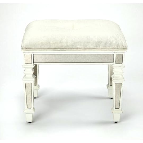 mirrored vanity stool dressing table and