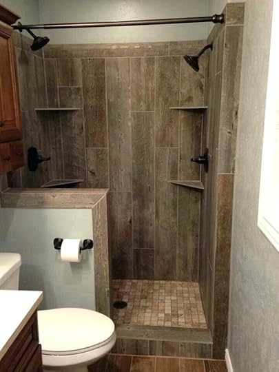 wood tile bathroom shower stunning designs dark