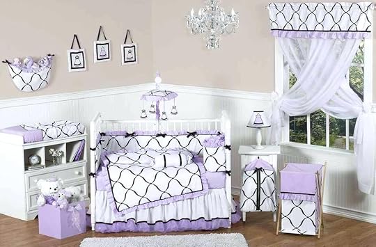 purple and white bedding black crib baby set ideas sets