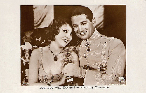 Jeanette MacDonald and Maurice Chevalier in The Love Parade (1929)