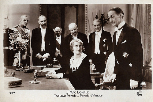 Jeanette MacDonald and Edgar Norton in The Love Parade (1929)