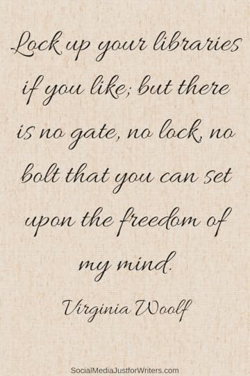 Lock up your libraries if you like; but there is no gate, no lock, no bolt that you can set upon the freedom of my mind.