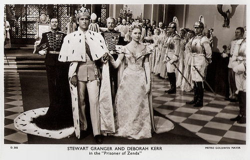 Stewart Granger and Deborah Kerr in The Prisoner of Zenda (1952)