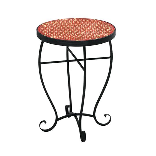 moroccan end table mosaic lamp pottery barn