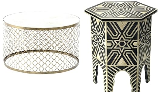 moroccan end table coffee new walnut for marble top runners uk