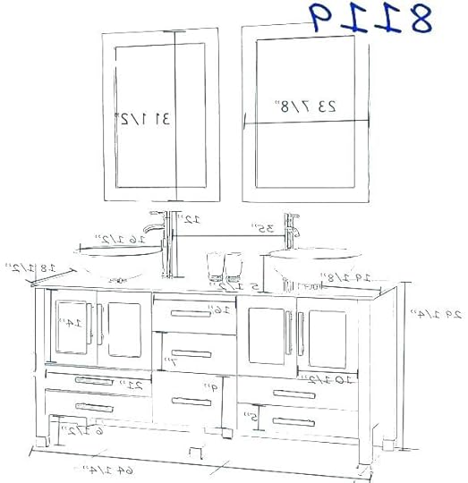 vanity mirror height of light awesome standard for bathroom beautiful ada restroom