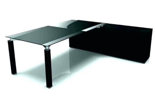 glass top desk with drawers white mesmerizing computer