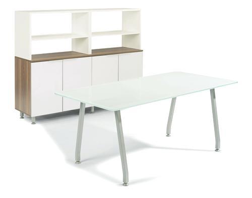 glass top desk view larger photo email with storage