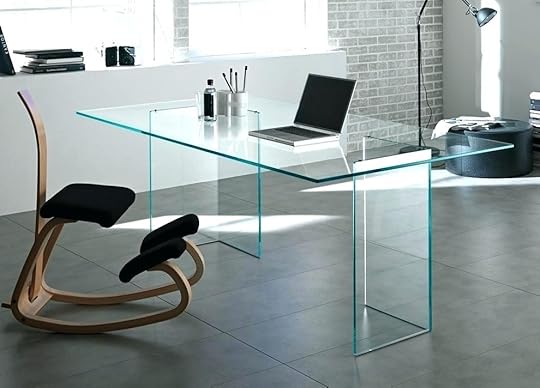glass top desk office furniture go modern l shaped ikea