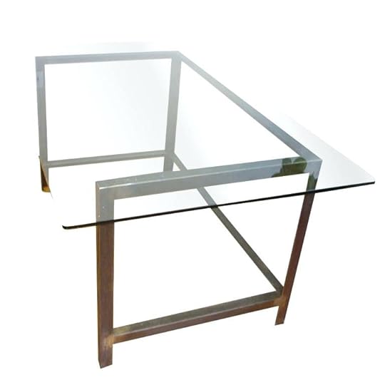 glass top desk within industrial table or at plans 6 amazon
