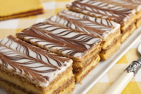 French Moroccan mille feuille pastries