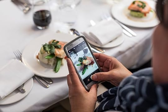 Taking photo of food