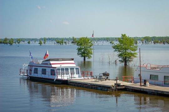 Houseboat Atchafalaya Swamp Louisiana