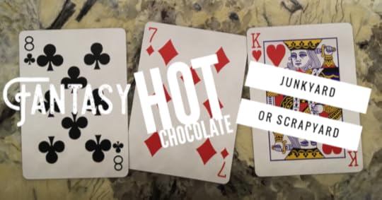 three playing cards and the prompt 