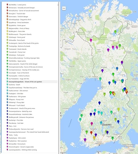 Dirty place names in Finland