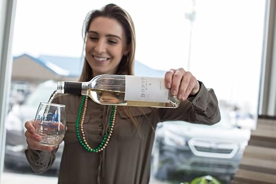 Woman pouring Bonobo wine