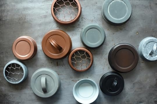 An assortment of decorative lids from Mason Jar Lifestyle