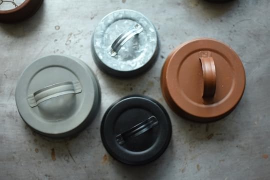 Assortment of decorative grab handle lids