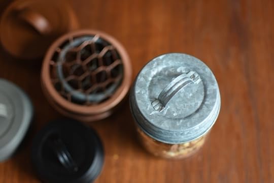 Decorative lid with grab handle from Mason Jar Lifestyle