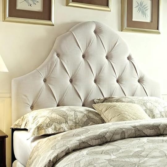 cream tufted headboard taupe king size upholstered colored