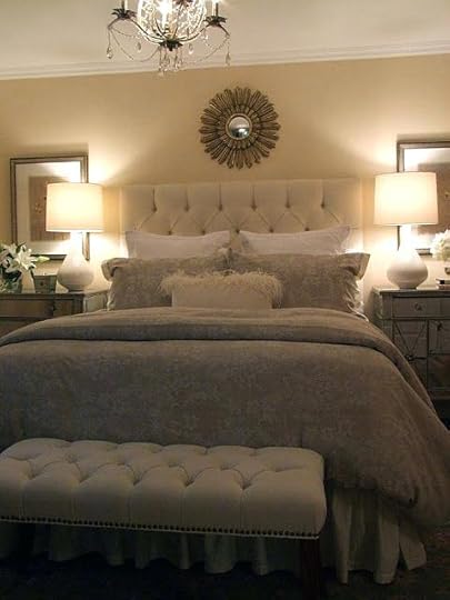 cream tufted headboard my bedroom inspiration only on a grey scale love the and bench to king