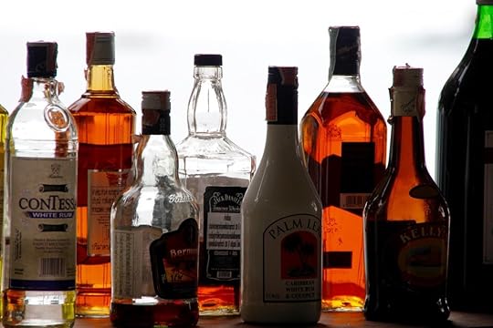 Alcohol bottles 