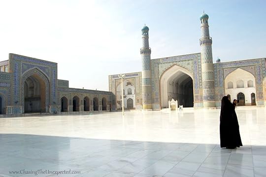 Woman taking picture in Herat Afghanistan
