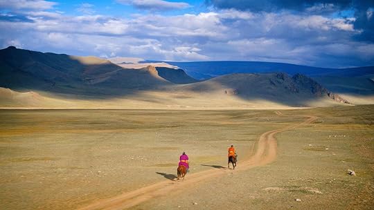 Horse riding in Mongolia
