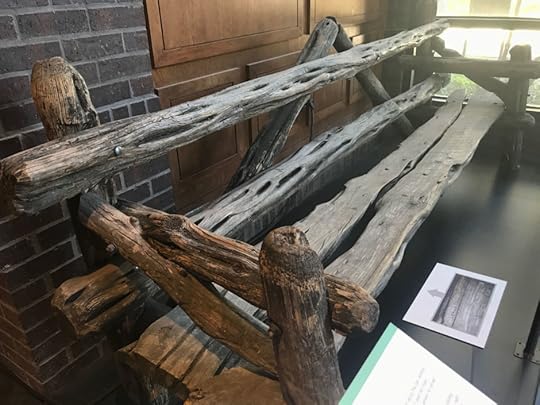 “Johnny loves Vivian” bench, Witte Museum, San Antonio