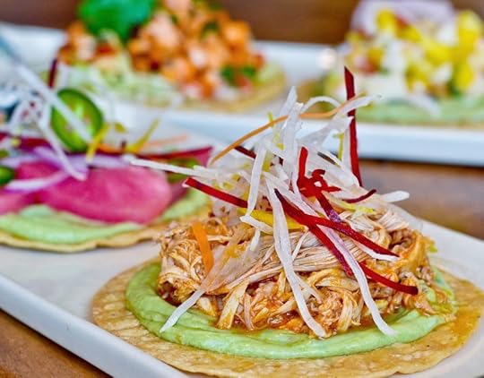 San Antonio food tostada de tinga