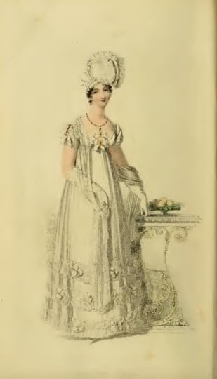 Ackermann's May 1816, plate 28: Evening Dress