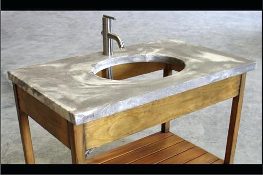 concrete bathroom vanity top countertop sink molds