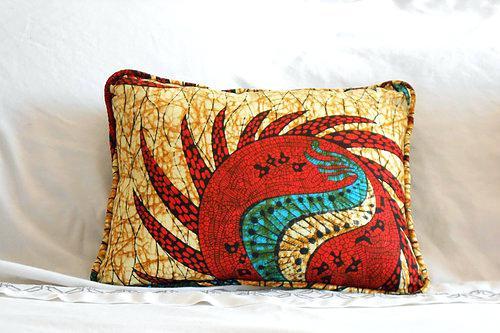 african print pillows small gold red and teal throw pillow accent