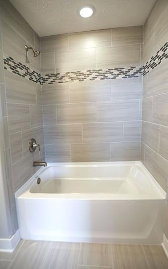 bathroom tub tile ideas bathtub with and accent wall