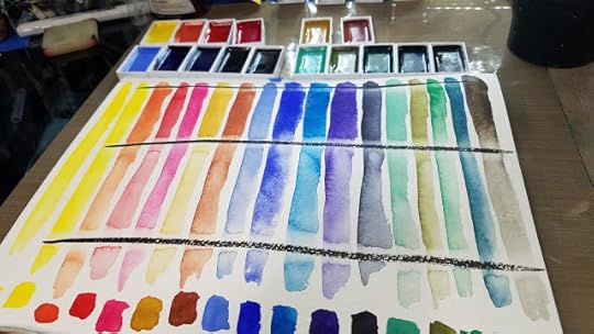Kissho Gansai Opacity Swatches