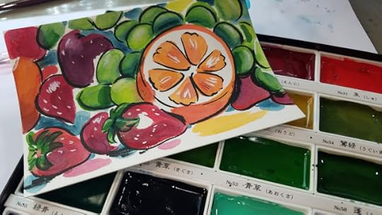 Kuretake Gansai Tambi Etegami Test